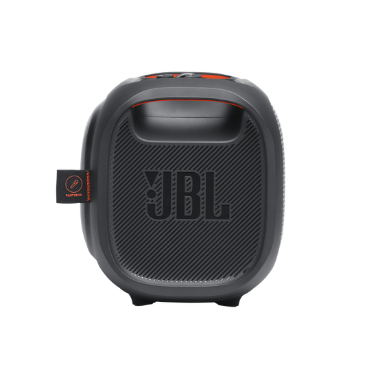 JBL PartyBox On-The-Go - Black - Portable party speaker with built-in lights and wireless mic - Right image number null